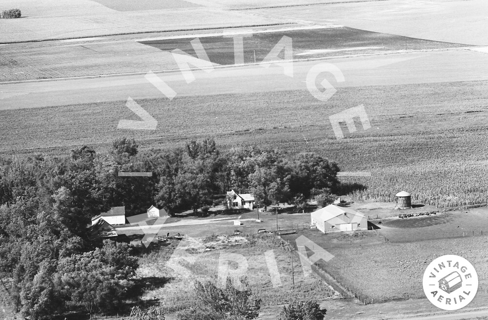 Vintage Aerial Minnesota Renville County 1967 73MRE13