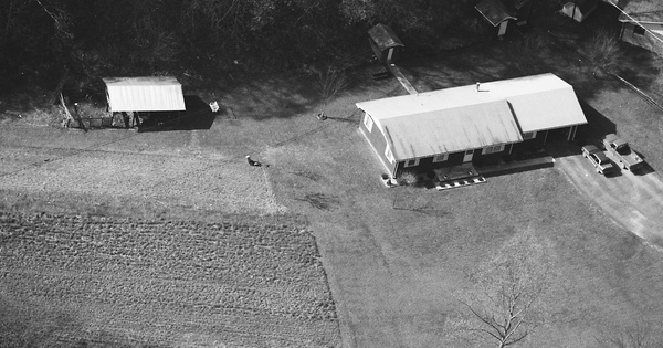 Vintage Aerial photo from 1987 in Leslie County, KY