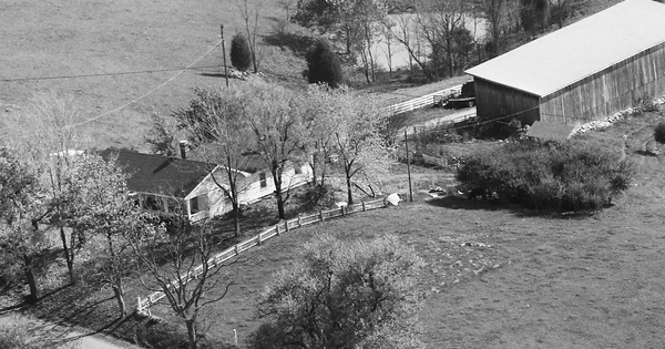 Vintage Aerial photo from 1986 in Mercer County, KY