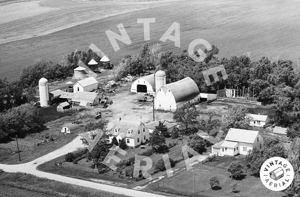 Vintage Aerial Minnesota Nobles County 1969 9JNO13