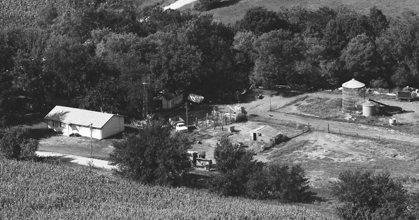Vintage Aerial photo from 1989 in Harrison County, IA