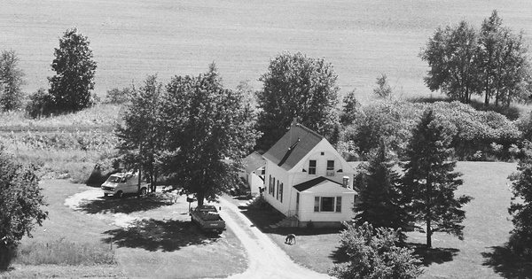 Vintage Aerial photo from 1978 in St. Joseph County, MI