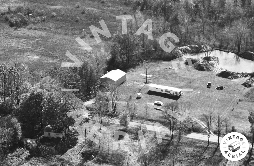 Vintage Aerial Michigan Calhoun County 1981 189ZCAL20