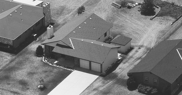 Vintage Aerial photo from 1991 in Harvey County, KS