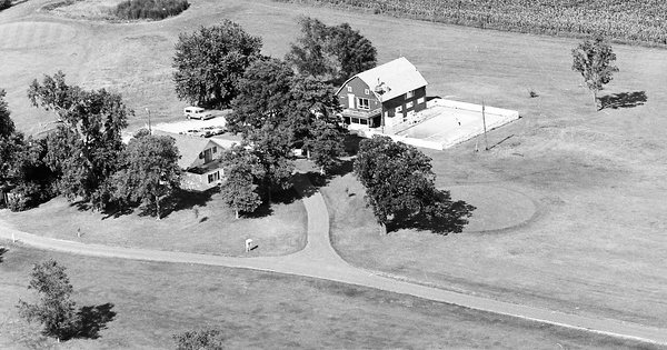 Vintage Aerial photo from 1979 in Linn County, IA