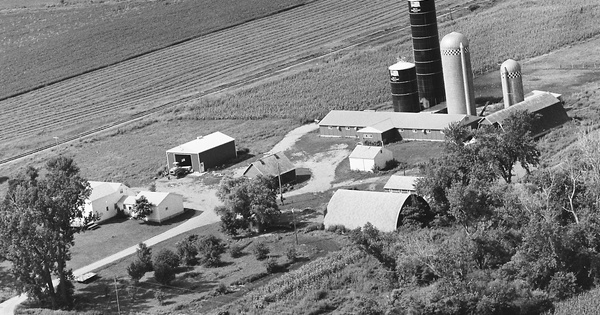 Vintage Aerial photo from 1981 in Brown County, MN