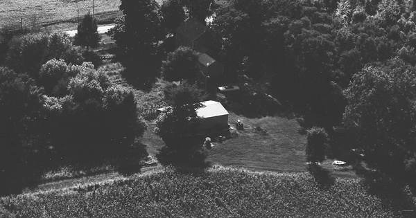 Vintage Aerial photo from 1983 in Tippecanoe County, IN