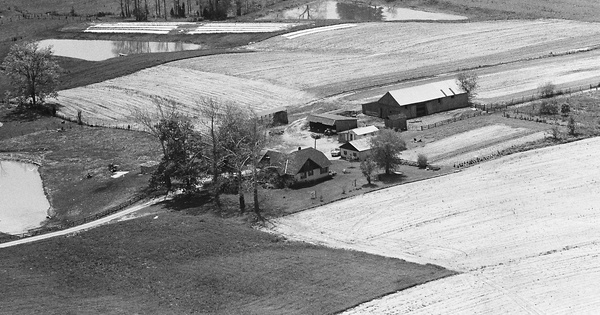 Vintage Aerial photo from 1978 in Switzerland County, IN