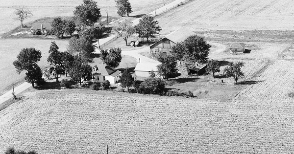 Vintage Aerial photo from 1983 in Madison County, IN