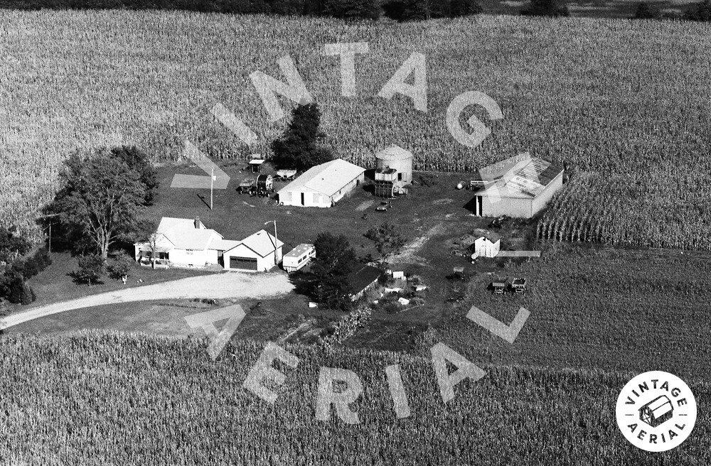 Vintage Aerial Indiana LaPorte County 1990 135RLA13