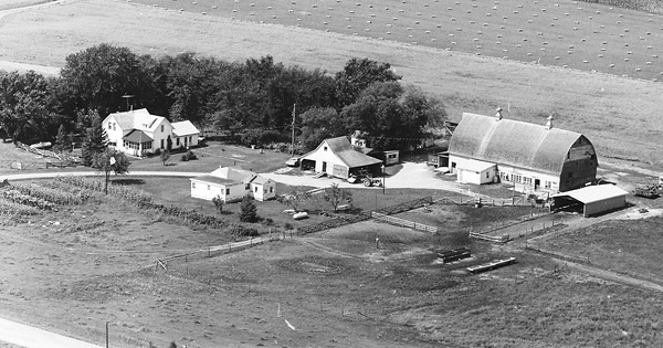 Vintage Aerial photo from 1972 in Kanabec County, MN