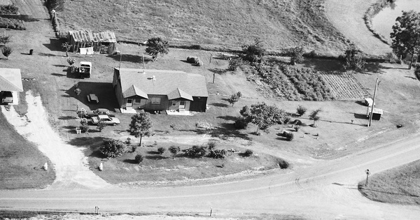 Vintage Aerial photo from 1989 in Conway County, AR
