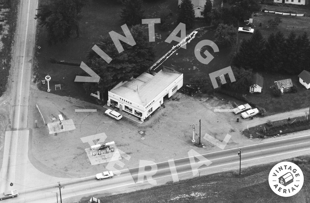 Vintage Aerial Pennsylvania Mercer County 1965 99KME9