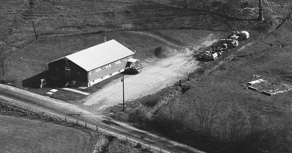 Vintage Aerial photo from 1984 in Monongalia County, WV