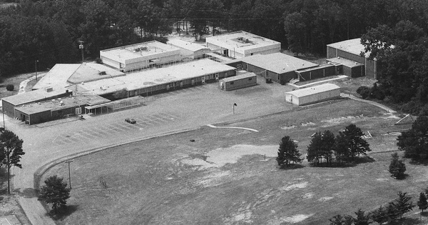 Vintage Aerial photo from 1990 in Hall County, GA