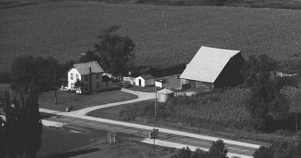 Vintage Aerial photo from 1978 in Grant County, WI