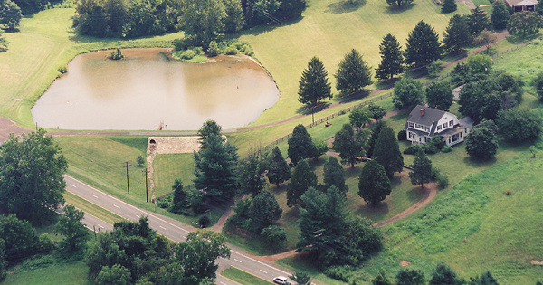 Vintage Aerial photo from 2002 in Culpeper County, VA