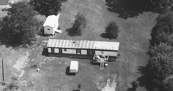 Vintage Aerial photo from 1992 in Stokes County, NC