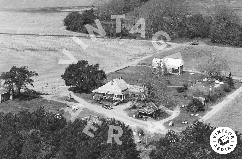 Vintage Aerial Stewart County 1983 2IST4