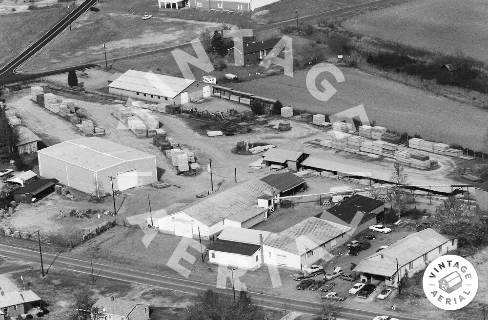 Vintage Aerial North Carolina Yadkin County 1984 83RYD1
