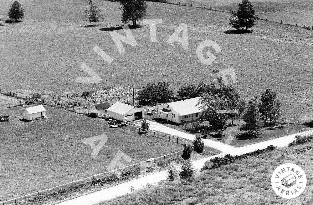 Vintage Aerial Missouri Shelby County 1971 25PSH9