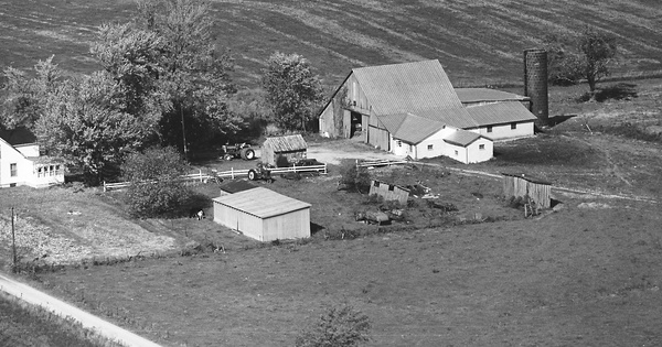 Vintage Aerial photo from 1975 in Highland County, OH