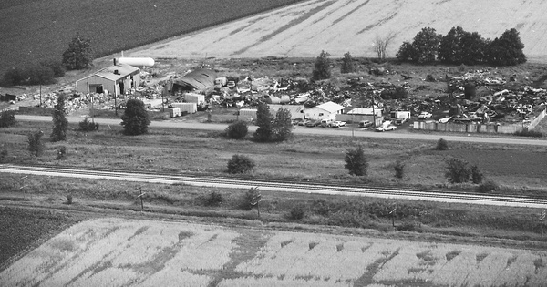 Vintage Aerial photo from 1978 in Henry County, OH