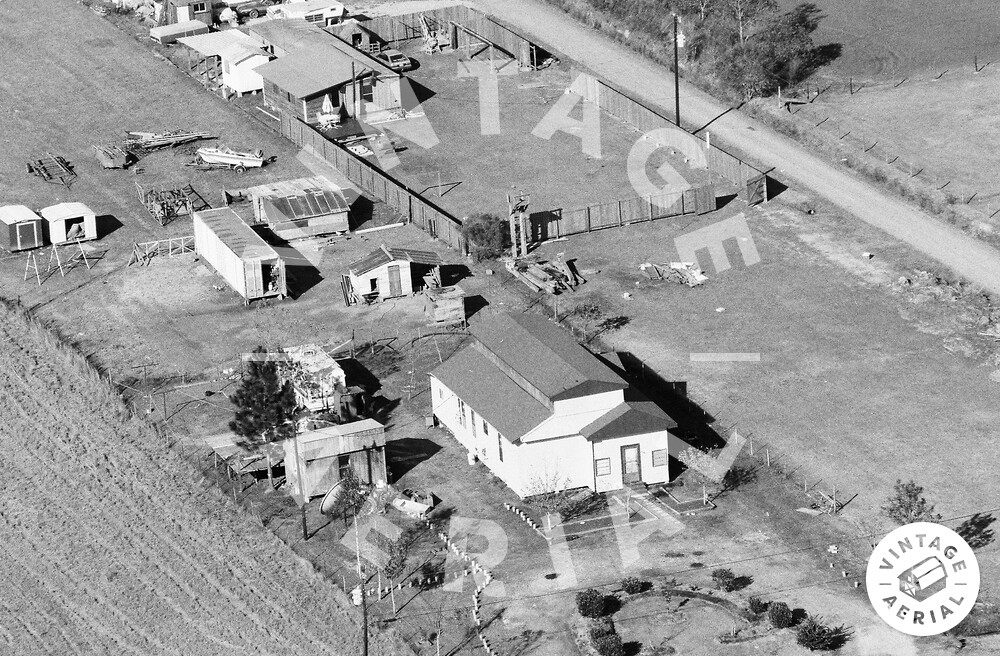 Vintage Aerial Louisiana Acadia Parish 1987 5GGAC9