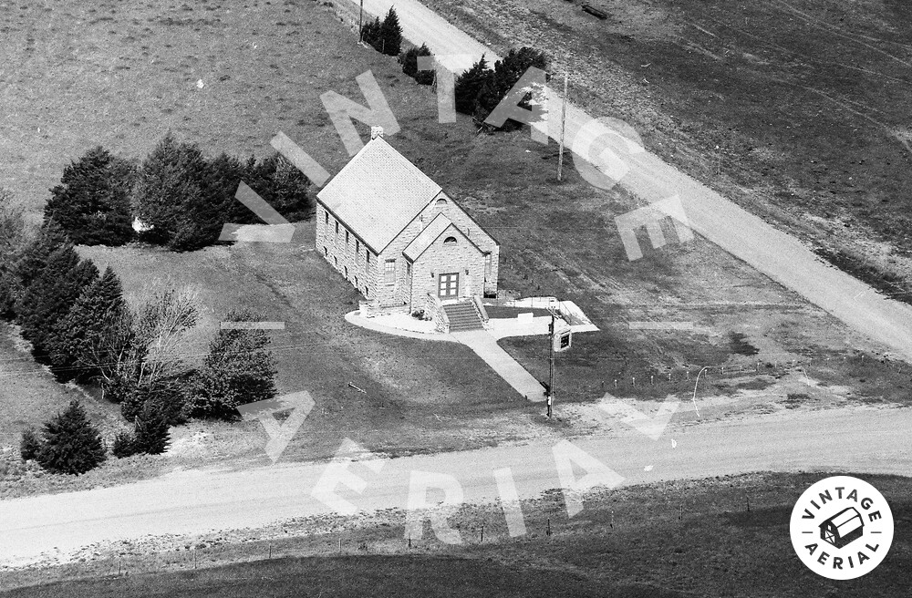 Vintage Aerial Kansas Sumner County 1992 1YSU25