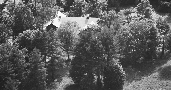 Vintage Aerial photo from 1986 in Dutchess County, NY