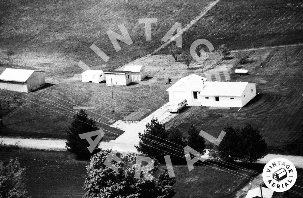 Vintage Aerial Ohio Vinton County 1993 10IVI7