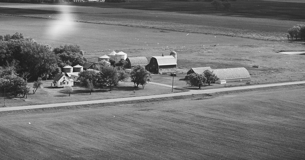 Vintage Aerial photo from 1979 in Stevens County, MN