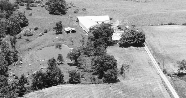 Vintage Aerial photo from 1983 in Logan County, OH