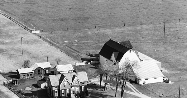 Vintage Aerial photo from 1963 in Lorain County, OH