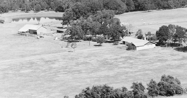 Vintage Aerial photo from 1985 in Fayette County, TX