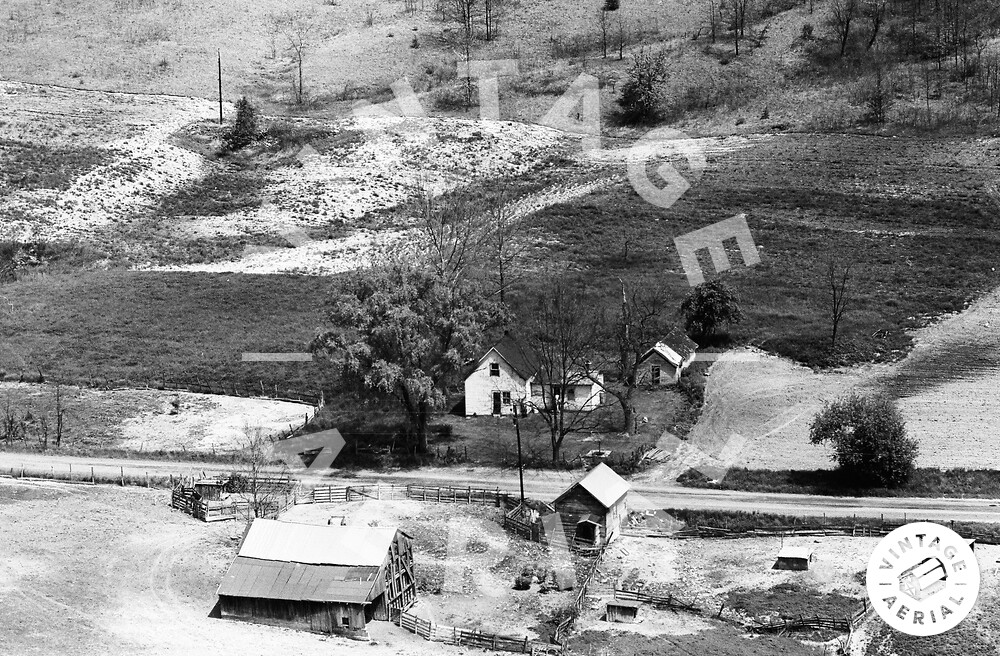 Vintage Aerial Ohio Scioto County 1966 2ASC31