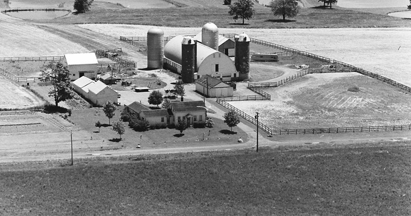 Vintage Aerial photo from 1980 in Geauga County, OH