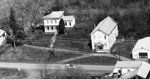 Vintage Aerial photo from 1992 in Schuyler County, NY