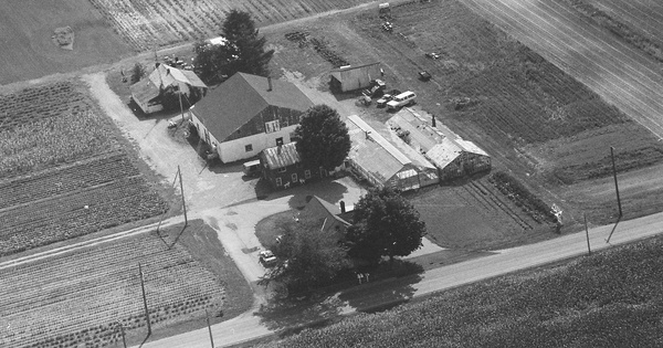 Vintage Aerial photo from 1995 in Richland County, OH