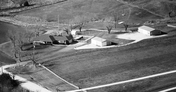 Vintage Aerial photo from 1989 in Cooper County, MO