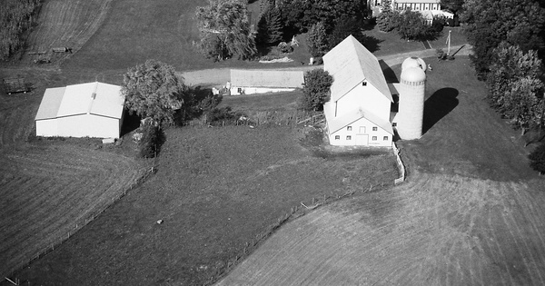 Vintage Aerial photo from 1990 in Oneida County, NY