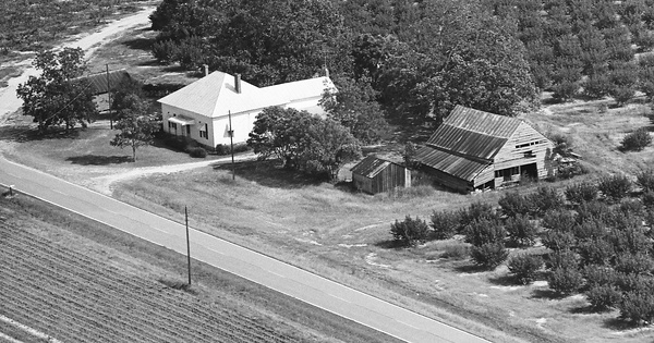 Vintage Aerial photo from 1981 in Macon County, GA