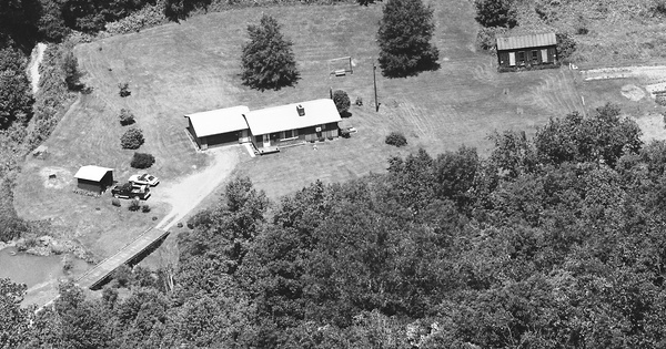 Vintage Aerial photo from 1989 in Monongalia County, WV