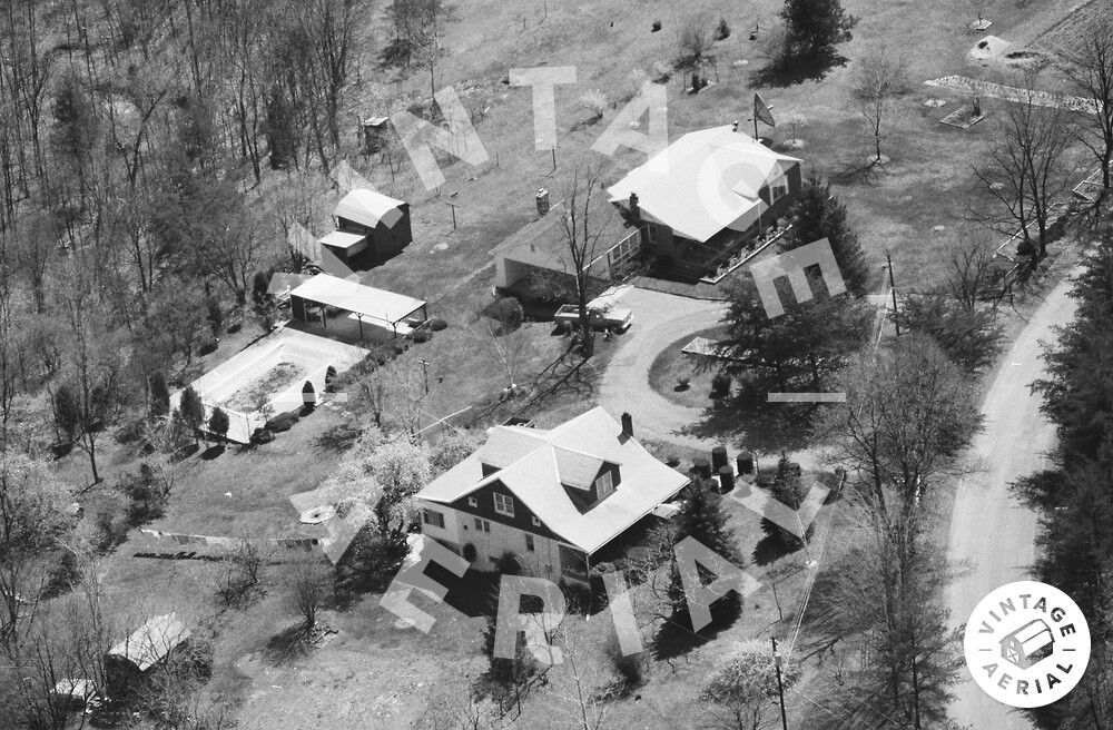 Vintage Aerial West Virginia Mineral County 1986 7TMN34