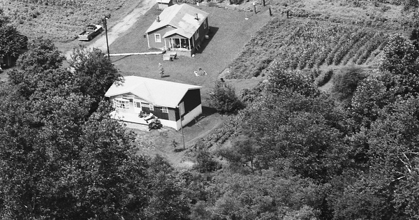 Vintage Aerial photo from 1983 in Boone County, WV