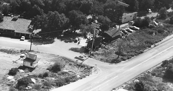 Vintage Aerial photo from 1967 in San Diego County, CA