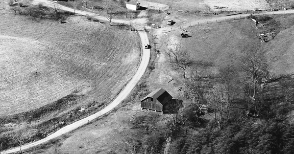 Vintage Aerial photo from 1987 in Wood County, WV