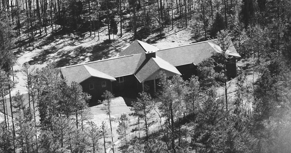 Vintage Aerial photo from 1990 in Hart County, GA