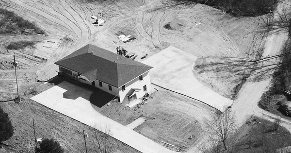Vintage Aerial photo from 1987 in Dawson County, GA