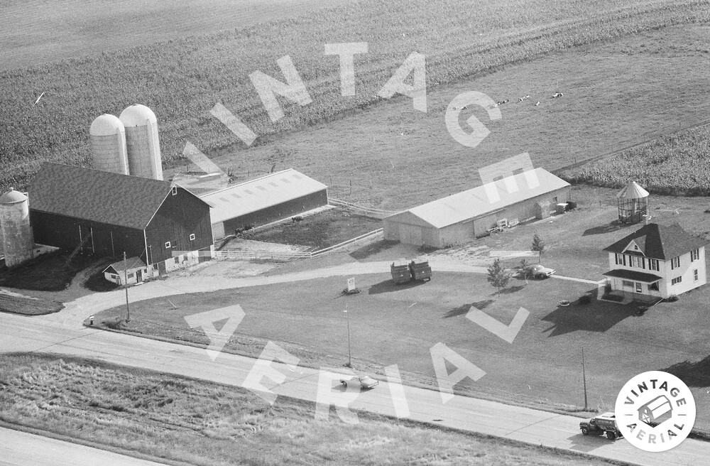 Vintage Aerial Wisconsin Sheboygan County 1978 62JSHE13